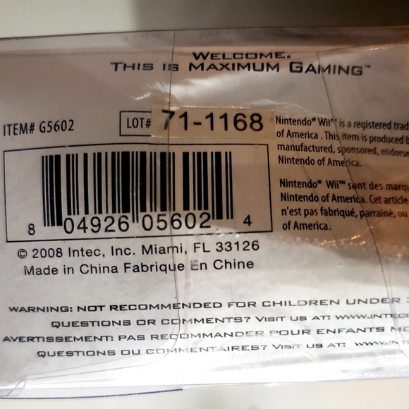 Intec Wireless Controller for Wii -New - Picture 5 of 5